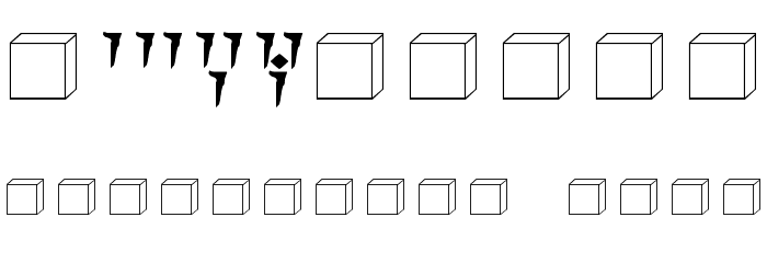 Dovakiin Font OTHER CHARS