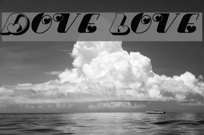 Dove Love Font examples