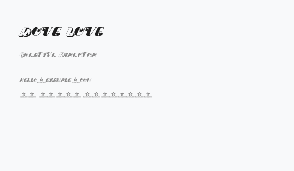 Dove Love Business Card