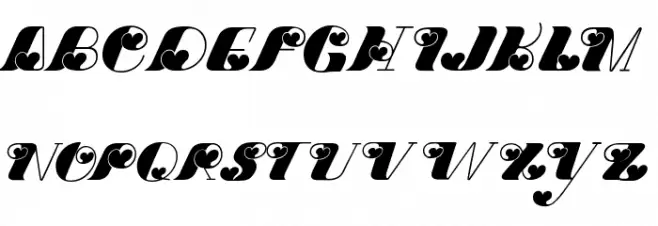 Dove Love Caratteri MINUSCOLO