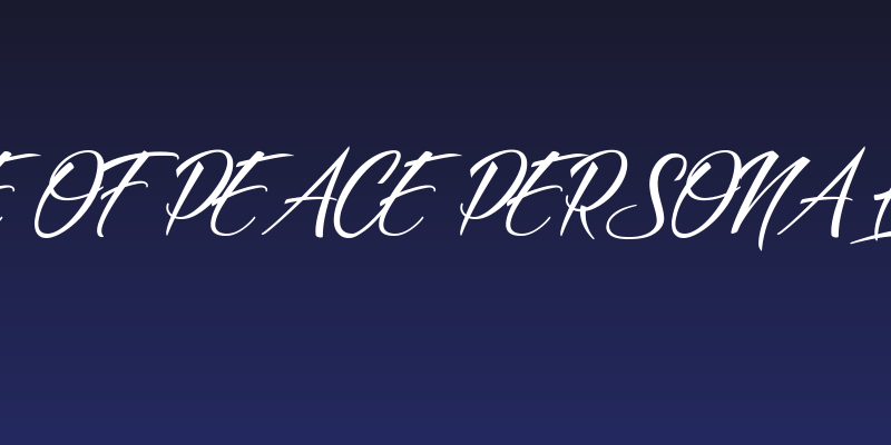 Dove of Peace Personal Use Social Header