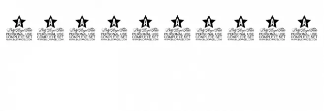 Dove of Peace two Personal Use Font OTHER CHARS