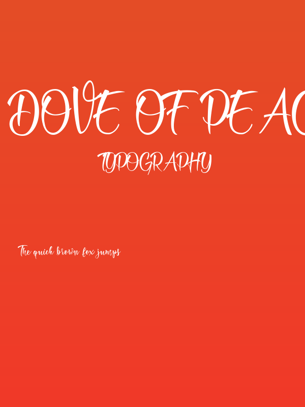 Dove of Peace two Personal Use Poster