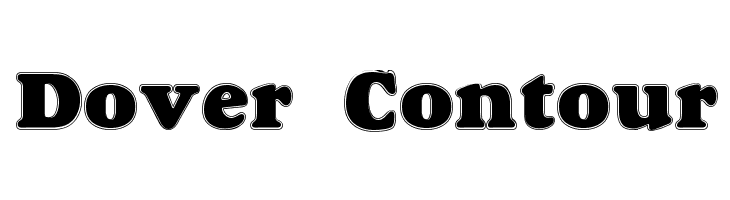 Dover Contour  baixar fontes gratis