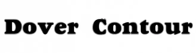 Dover Contour  Frei Schriftart Herunterladen