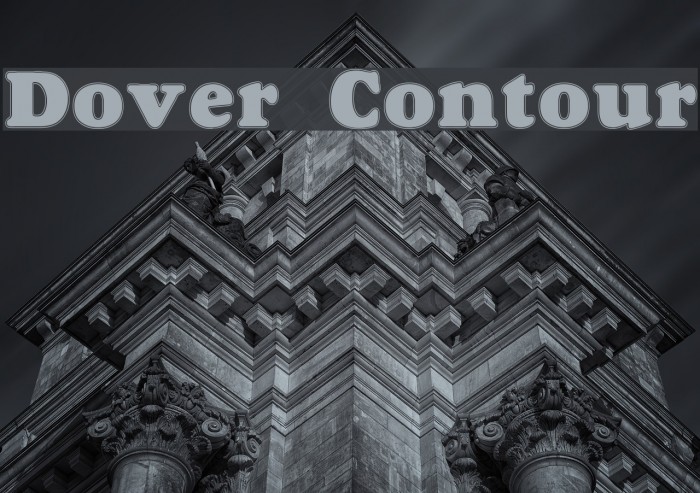 Dover Contour Caratteri examples