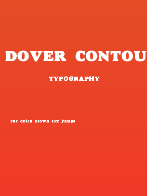 Dover Contour Poster