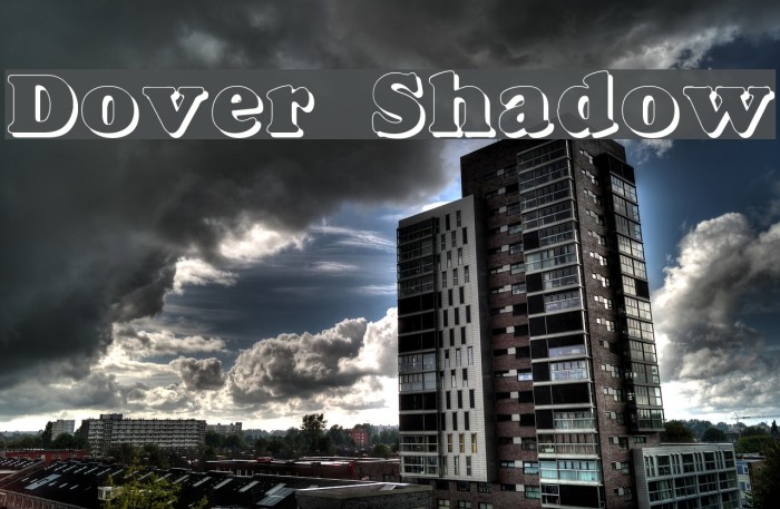 Dover Shadow Font examples
