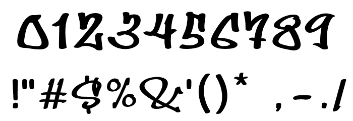 DoverfieldDemo Font OTHER CHARS