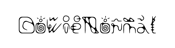 Dowie Normal  font caratteri gratis