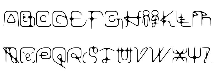 Dowie Normal フォント 大文字