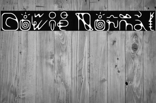 Dowie Normal フォント examples