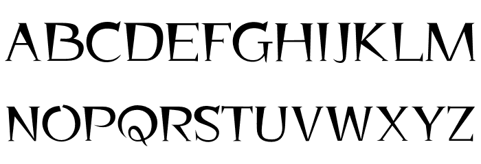 Dowmo Normal フォント 大文字