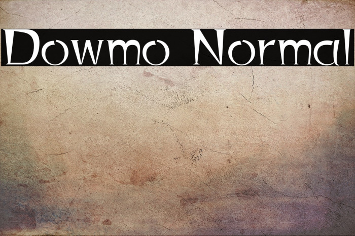 Dowmo Normal Example 3