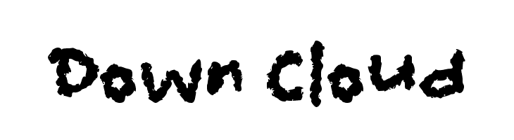 Down Cloud  Frei Schriftart Herunterladen