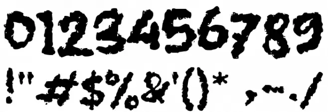 Down Cloud Font OTHER CHARS