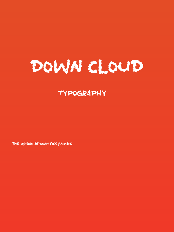 Down Cloud Poster