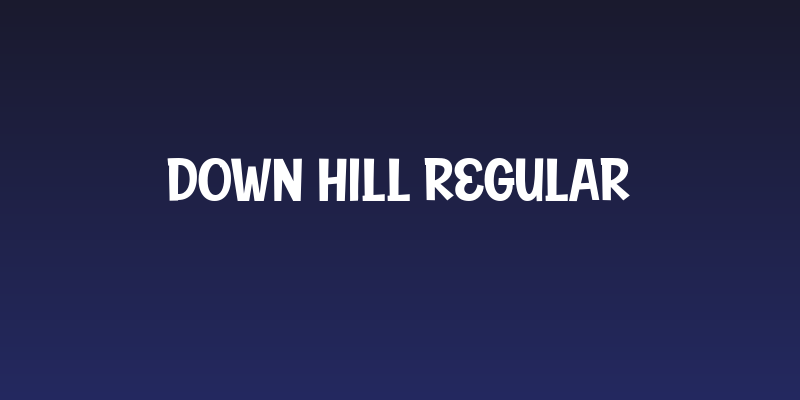 Down Hill Regular Social Header