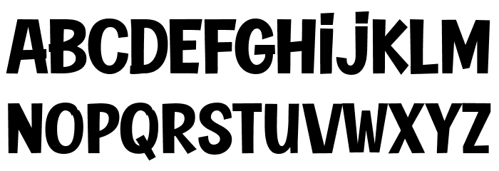 Down Hill Regular Font LOWERCASE