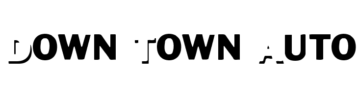 Down Town Auto  免费字体下载