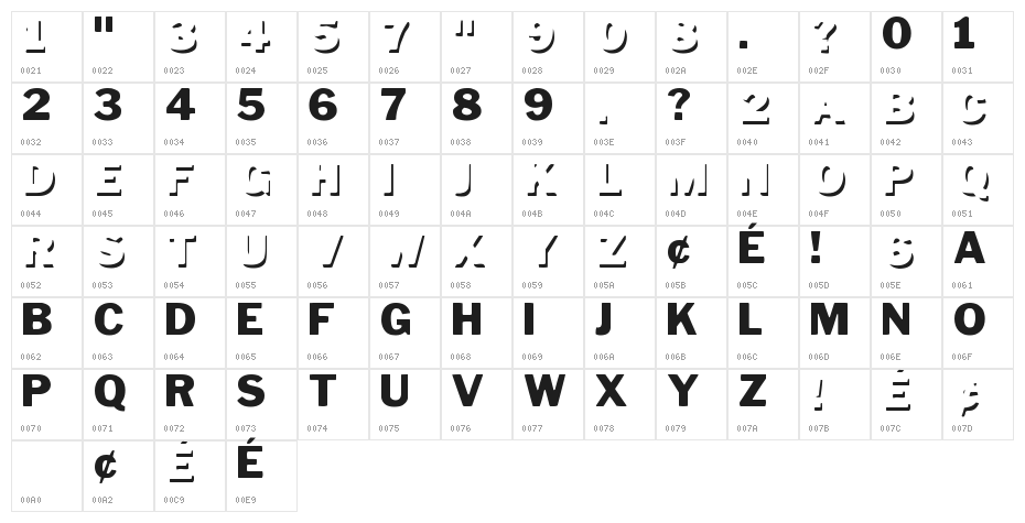 Down Town Auto Character Map
