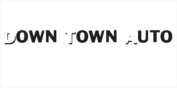 Down Town Auto Logo