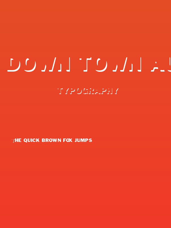 Down Town Auto Poster