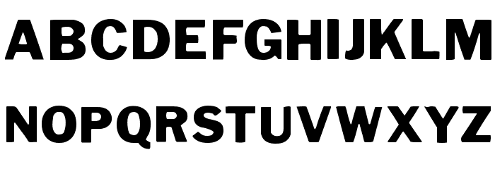 Down Town Auto Font LOWERCASE