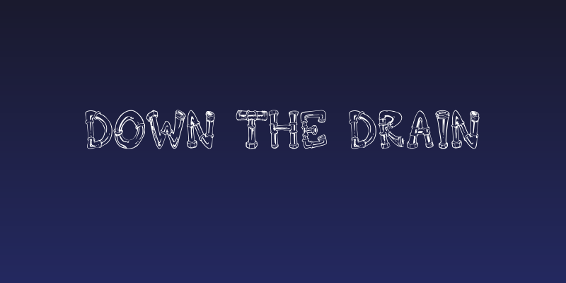 Down the Drain Social Header