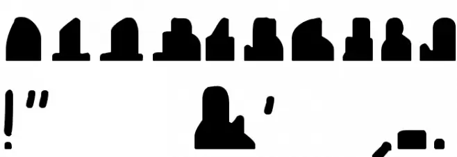 DownBoy Font OTHER CHARS