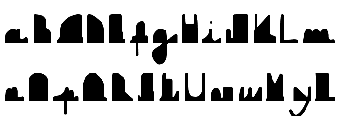 DownBoy Font LOWERCASE