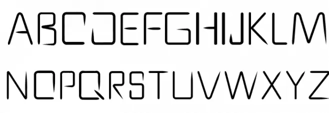 DownCity-Regular フォント 大文字