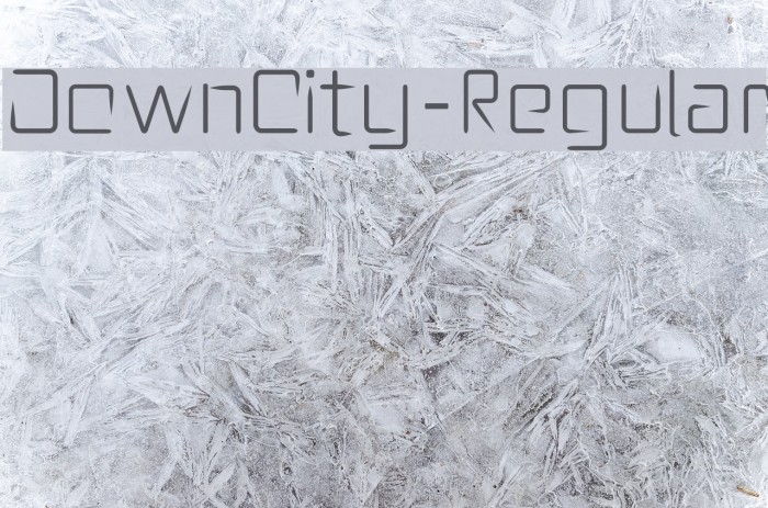 DownCity-Regular Font examples