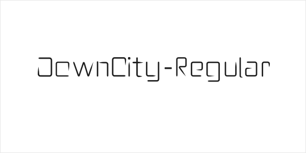 DownCity-Regular Logo