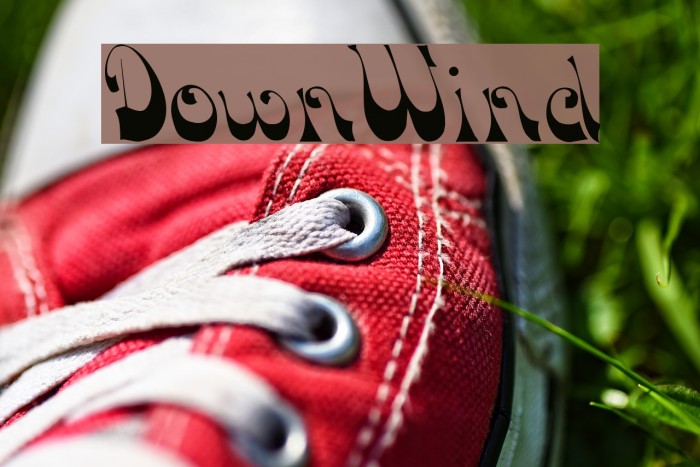 DownWind Font examples