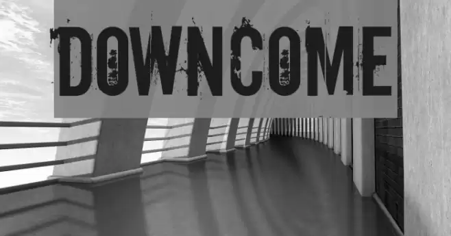 Downcome Font examples