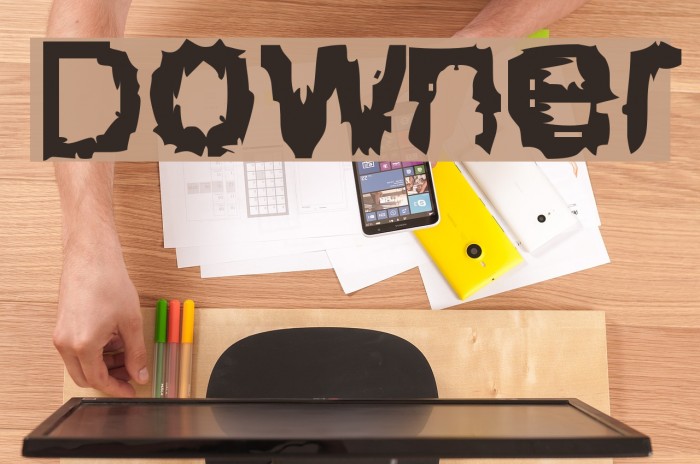 Downer Font examples