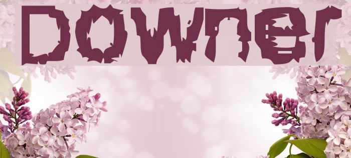 Downer Font examples