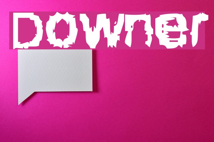 Downer Font examples