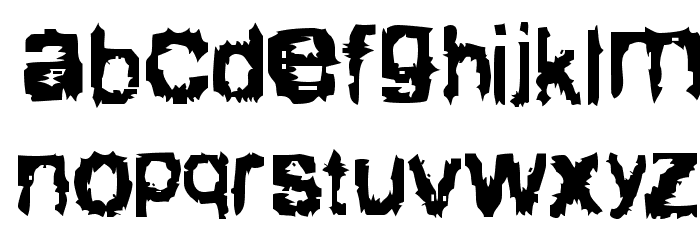 Downer Font LOWERCASE