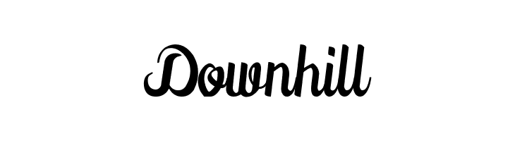 Downhill Font - FFonts.net