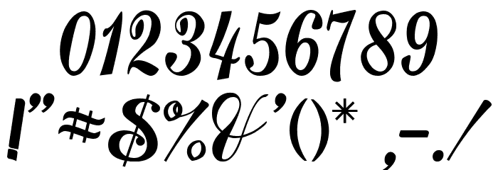 Downhill Font OTHER CHARS