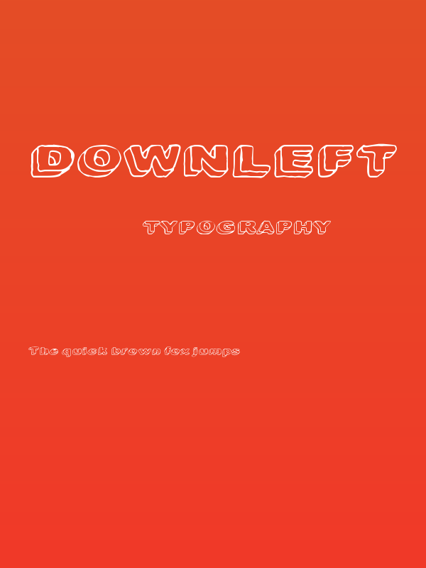 Downleft Poster