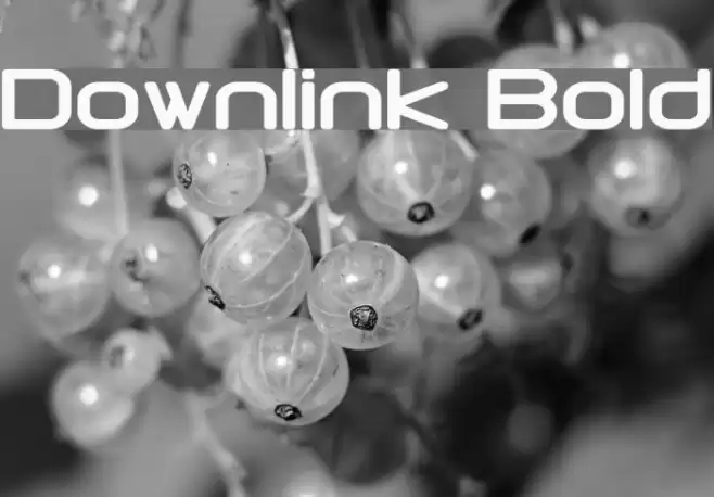 Downlink Bold Font examples