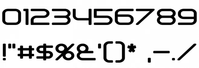 Downlink Font OTHER CHARS