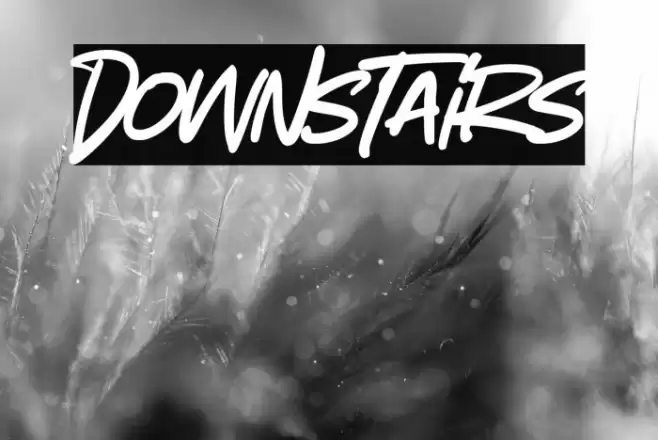 Downstairs Font examples