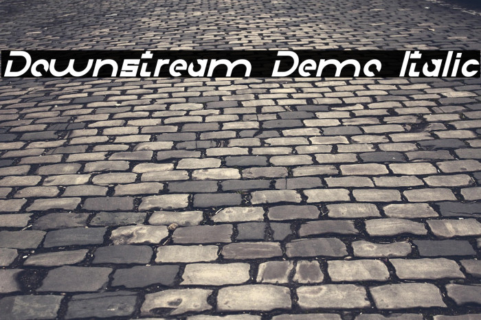 Downstream Demo Italic Example 1