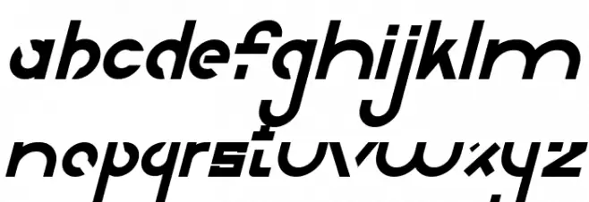 Downstream Demo Italic フォント 小文字