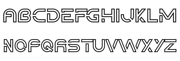 Downstream Demo Outline Font OTHER CHARS