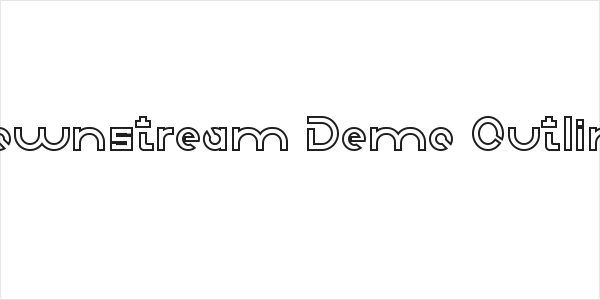 Downstream Demo Outline Logo